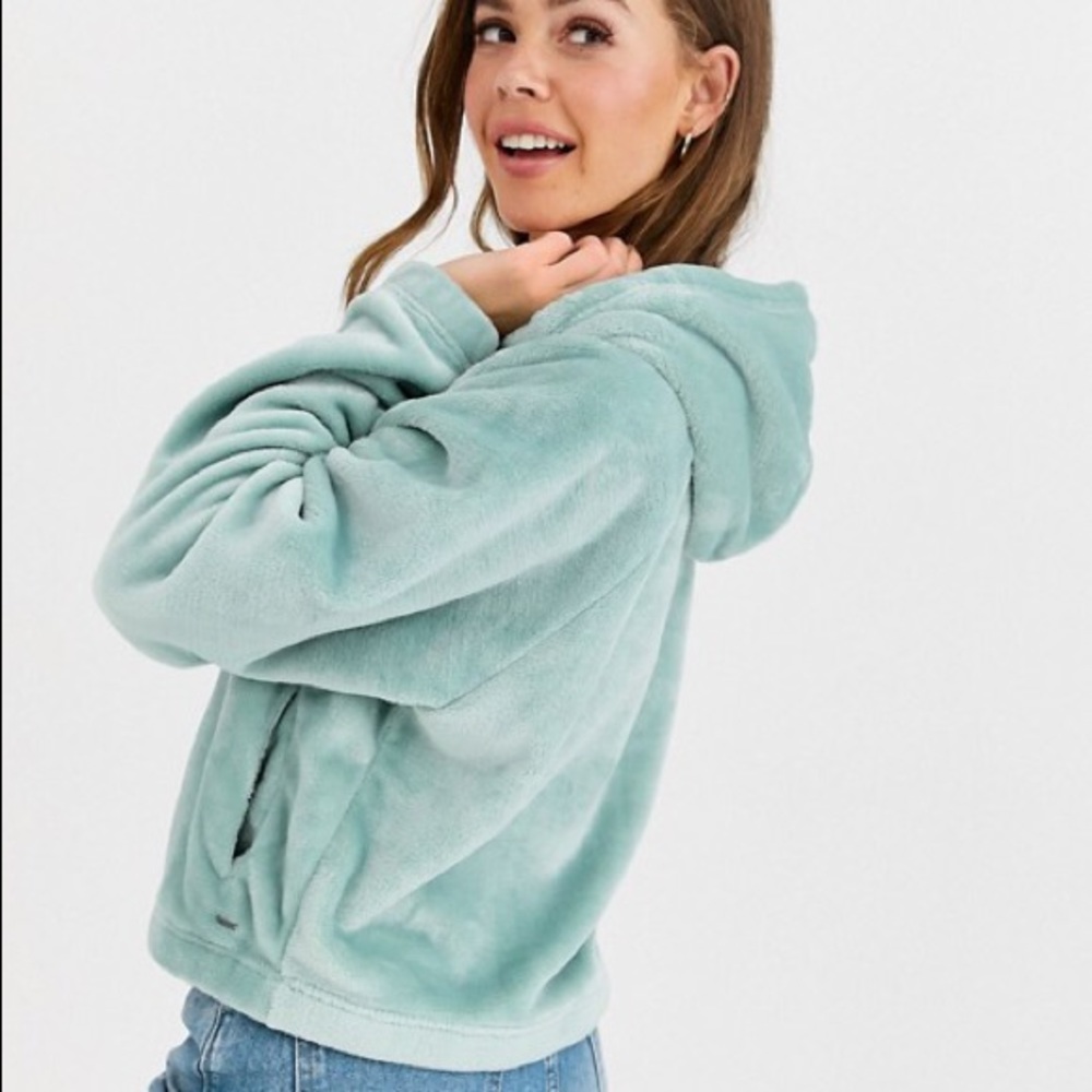 Hollister Mint Green Hoodie
